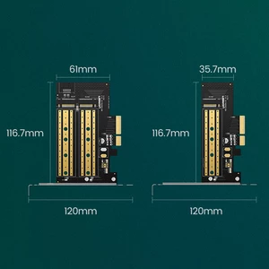تبدیل M.2 به PCle 3.0X4 یوگرین