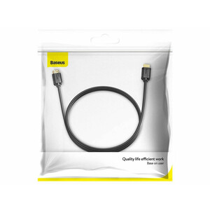 کابل اچ‌دی‌ام‌آی به اچ‌دی‌ام‌آی دو متری بیسوس Baseus HDMI 2.0 cable 4K 60 Hz 3D HDR 18 Gbps CAKGQ-B01