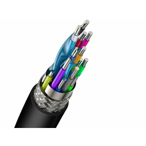 کابل اچ‌دی‌ام‌آی به اچ‌دی‌ام‌آی دو متری بیسوس Baseus HDMI 2.0 cable 4K 60 Hz 3D HDR 18 Gbps CAKGQ-B01