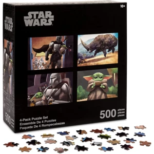 پازل چهار تکه استار وارز Star Wars مدل The Mandalorian مجموعه 500 قطعه ای