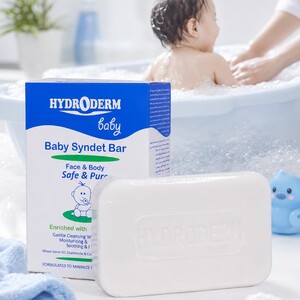 پن شستشوی صورت و بدن کودک هیدرودرم Hydroderm مدل Baby Syndet Bar