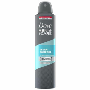 اسپری دئودورانت مردانه 48 ساعته داو Dove مدل Men+Care حجم 250ml