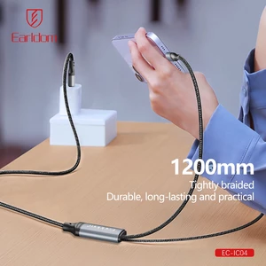 کابل شارژ چندکاره ارلدام EC-IC04 توان 60 وات طول 1.2 متر