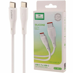 کابل دوسر تایپ سی ارلدام Earldom مدل EC-185C-C توان 60 وات 1 متر