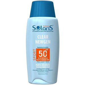 ژل ضد آفتاب بی رنگ آردن سولاریس مدل SPORT با SPF50 حجم 100ml