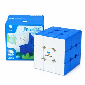 روبیک 3x3 گنز مانسترگو ابر آبی ورژن 3 استیکرلس