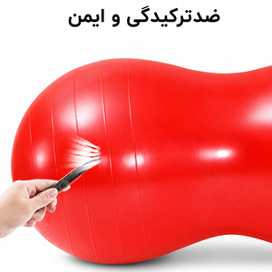 توپ جیم بال استوانه ای بادامی