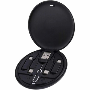 مجموعه کابل و مبدل موبایل هایکواستار مدل HS-T09 با باکس نگهدارنده