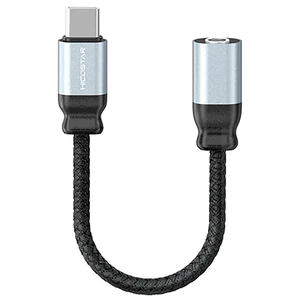 مبدل صدای تایپ سی به AUX هایکواستار hicostar مدل HS-T12C طول 12cm