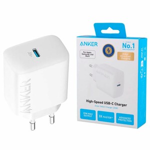 شارژر دیواری انکر Anker مدل A2347G21 با توان 20 وات