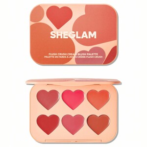 پالت رژگونه کرمی شیگلم SHEGLAM اصل مدل Flush Crush رنگ Cottage Core Garden
