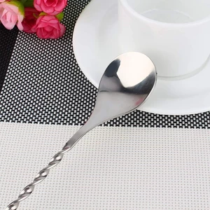فروش قاشق همزن استیل دسته بلند برای پارچ و کلمن با دسته مارپیچ و دیسک