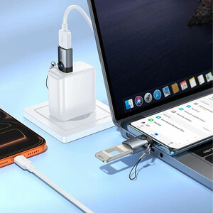 مبدل OTG تایپ سی به USB 3.0 هوکو