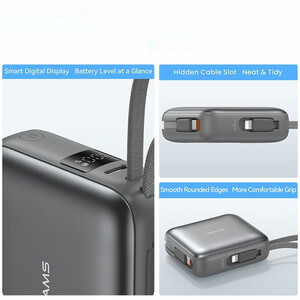 کابل داخلی پاوربانک یوسامز CD240 PB78