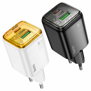 پورت Type-C و USB-A شارژر هوکو