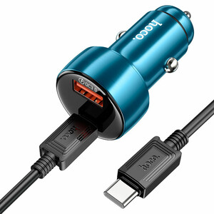 شارژر فندکی هوکو Z50 رنگ آبی