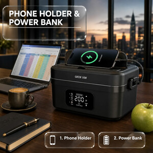 قیمت ظرف غذای برقی گرین لاین Green Lion مدل GLB-30