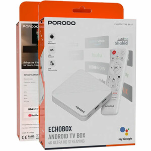 بهترین اندروید باکس پورودو Porodo مدل PDH96MAXWH با پخش 4K