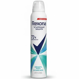 اسپری ضد تعریق زنانه رکسونا Rexona مدل Shower Fresh محافظت 72ساعته حجم 200ml