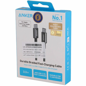کابل تبدیل دوسر تایپ سی انکر Anker مدل A8752 یک متر 60 وات
