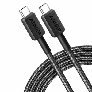 نمای دو کانکتور USB-C کابل Anker 322