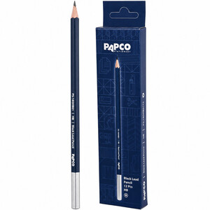 مداد مشکی پاپکو Papco مدل PS-16OHB01 با سختی HB