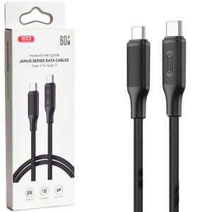 کابل تایپ‌ سی به تایپ‌ سی 60 وات یک متری ایکس‌او XO NB-Q265B