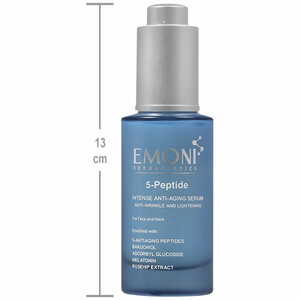 سرم ضد چروک و روشن کننده پوست صورت و گردن امونی مدل 5-Peptide حجم 40 میلی‌لیتر