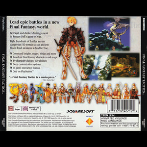 بازی Final Fantasy Tactics برای پلی استیشن 1