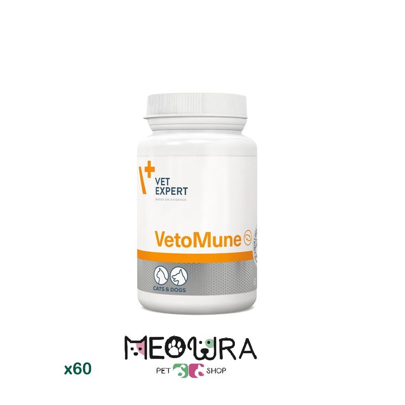   قرص مکمل سگ و گربه وت اکسپرت VETOMUNE بسته 60 عددی