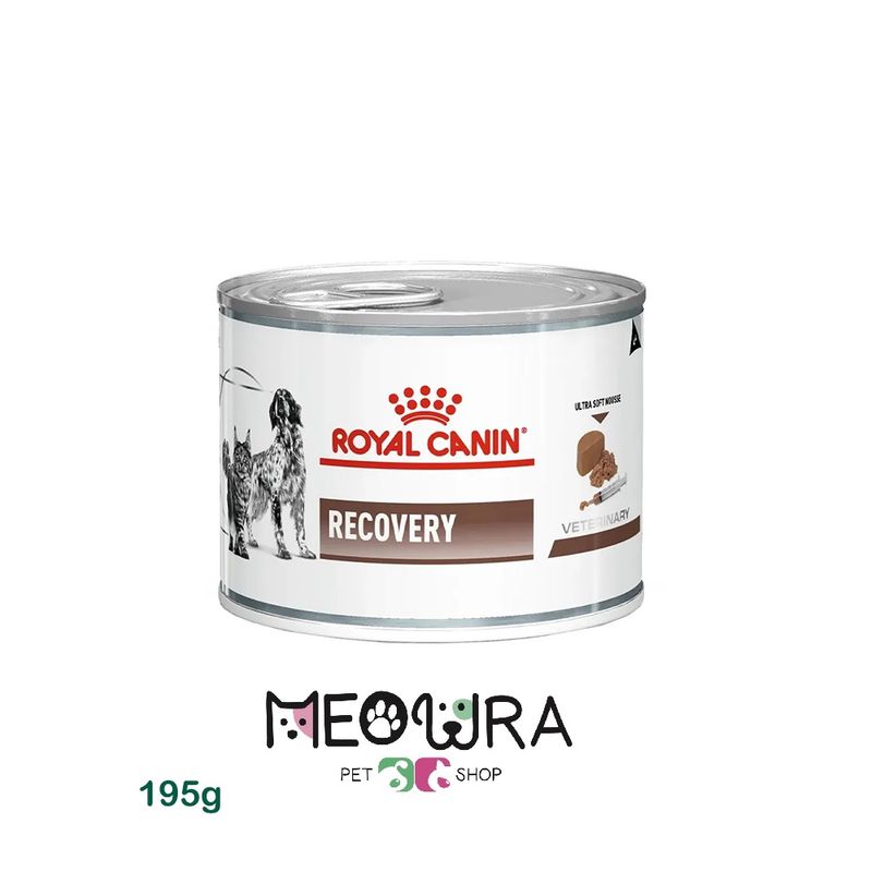 کنسرو درمانی سگ و گربه رویال کنین مدل ریکاوری Recovery وزن 195 گرم