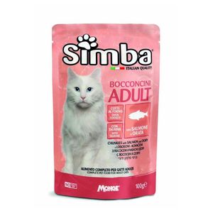 پوچ گربه مونژه Monge Simba Cat Multipack Adult Pouches بسته 4 عددی
