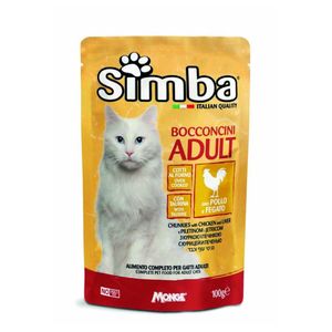 پوچ گربه مونژه Monge Simba Cat Multipack Adult Pouches بسته 4 عددی