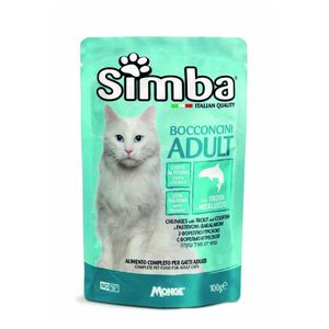 پوچ گربه مونژه Monge Simba Cat Multipack Adult Pouches بسته 4 عددی