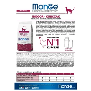غذای خشک گربه مونژه ادالت مرغ مخصوص پرورش دهنده Monge Best For Breeders Adult Chicken