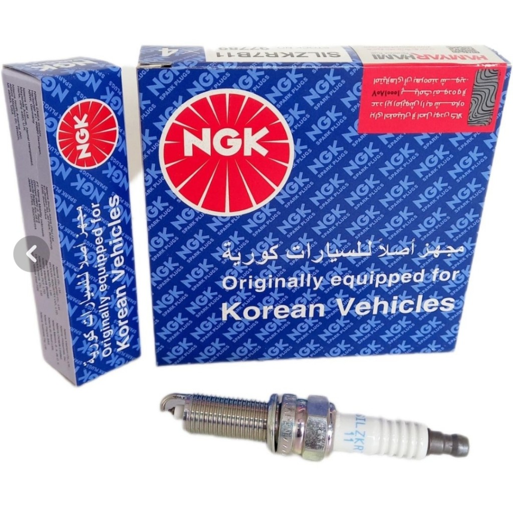 شمع خودرو ان جی کی مدل LZKR6B-E کد 94937 پایه بلند یورو 4 اصلی مناسب خودروی کادنزا . لیبل همیاران
