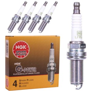 شمع سوزنی پلاتینیوم پایه بلند ان جی کی NGK 5018-LFR5A-GP جی پاور برند NGK | اصلی(4عددی)