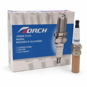 شمع خودرو تورچ پایه کوتاه مدل تک پلاتین اصلی  - K6RTC بسته 4 عددی.مناسب پژو 405 پراید سمند lx .پارس
