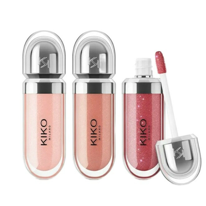 لیپ گلاس کیکو‌ میلانو مدل glossy lip set 03 مجموعه ۳ عددی
