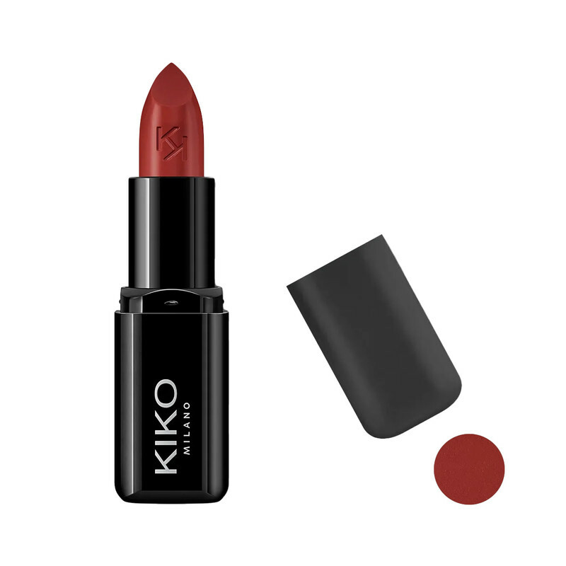 رژ لب جامد کیکو میلانو شماره 435 scarlet red مدل smart fusion lipstick 