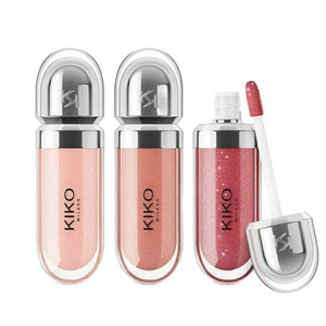 لیپ گلاس کیکو‌ میلانو مدل glossy lip set 03 مجموعه ۳ عددی