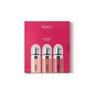 لیپ گلاس کیکو‌ میلانو مدل glossy lip set 03 مجموعه ۳ عددی
