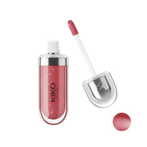 لیپ گلاس کیکو میلانو مدل 3d hydra lipgloss شماره 22  sparkling red garnet