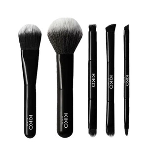 ست براش آرایشی کیکو میلانو مدل travel brush set مجموعه 5 عددی