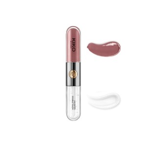 لیپ گلاس کیکو میلانو مدل Unlimited Double Touch شماره 120 rosa malva