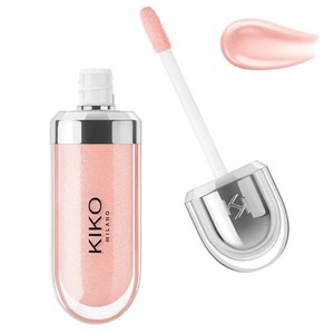 لیپ گلاس کیکو میلانو مدل 3d hydra lipgloss شماره 06 rosa confetto