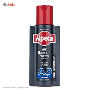 شامپو ضد شوره مو آلپسین مدل A3 Anti Dandruff حجم 250 میلی لیتر