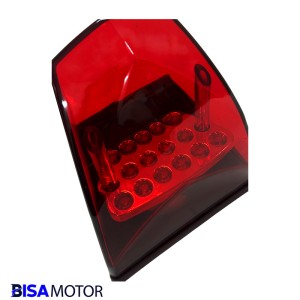 چراغ خطر عقب LED تریل روان مثلثی مدل LX
