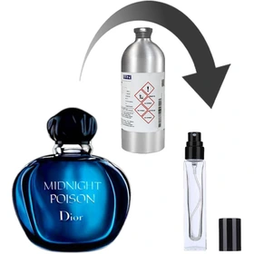 دکانت عطر دیور میدنایت پویزن - برند لوزی - اکسترا پرفیوم - 10میل