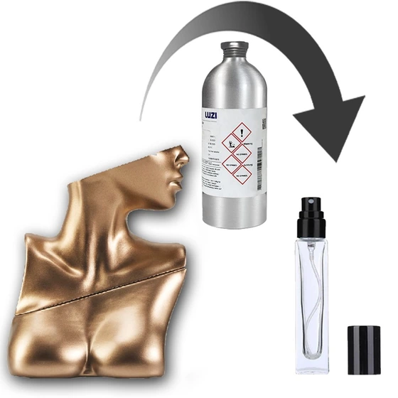 دکانت عطر بیلی ایلیش طلایی - برند لوزی - اکسترا پرفیوم - 10میل